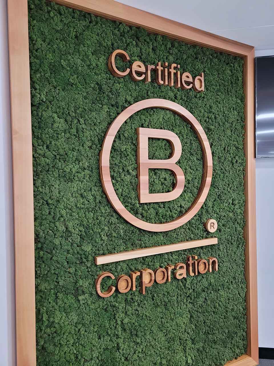 Reception sign